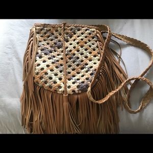 Fringe purse
